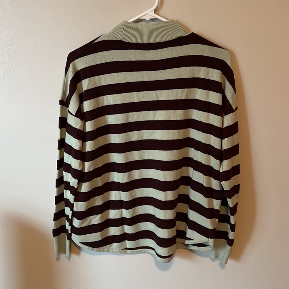 Madewell Ashbury Mockneck Sweater in Kelsey Stripe - Picture 4 of 6